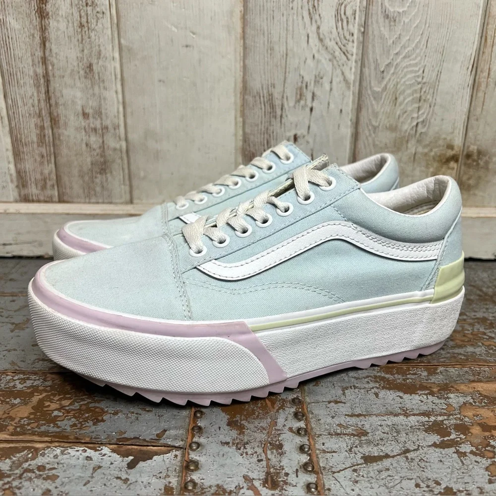 Vans Old Skool Stacked Platform Sneaker - Picture 2 of 13